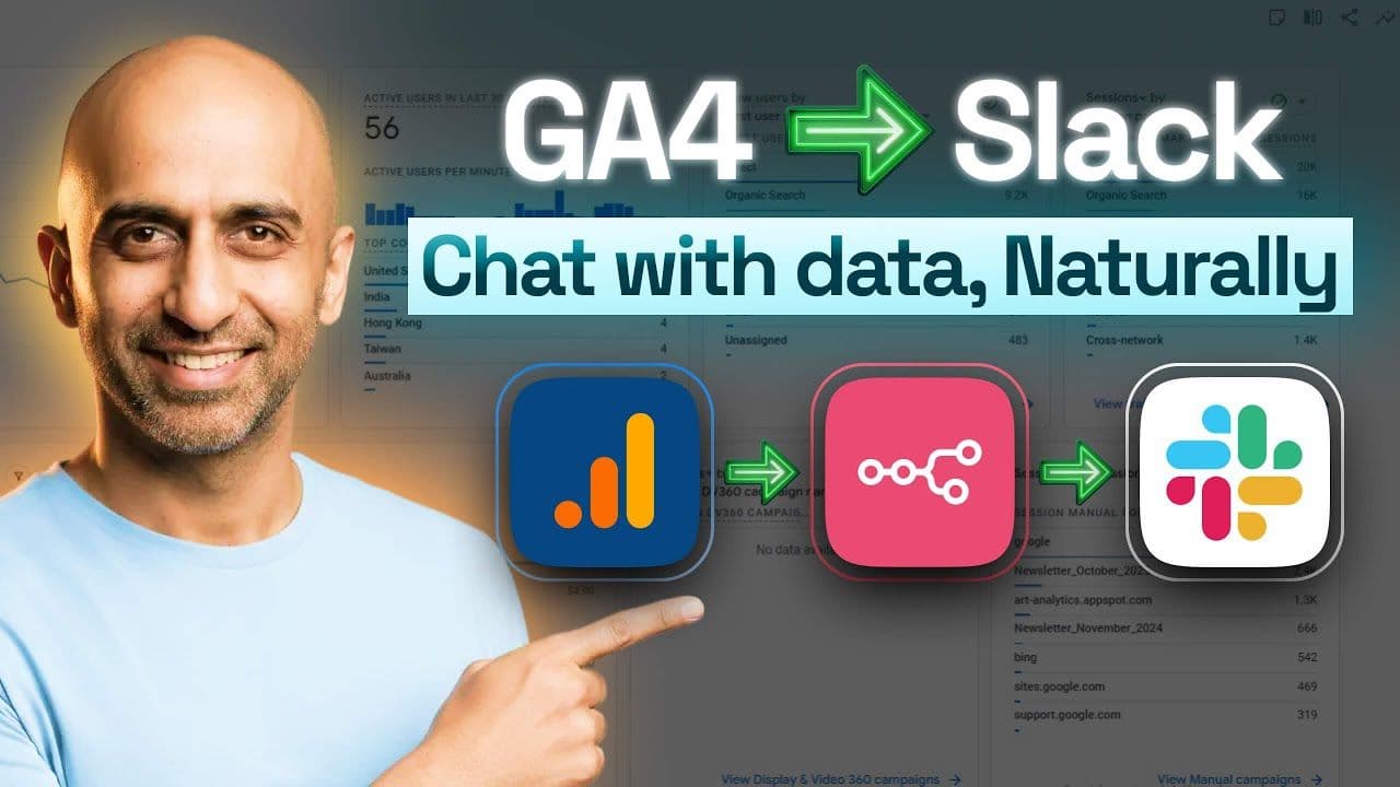 Chat with Google Analytics 4 Data in Slack: n8n + Gemini AI Bot
